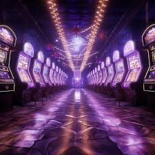 Kartu promosi dengan simbol hadiah dan bonus di platform taruhan online